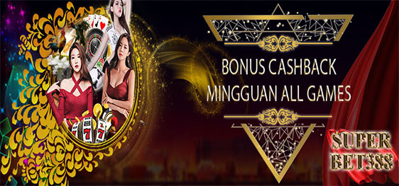 Bonus CashBack Mingguan Semua Game